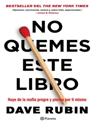 cover image of No quemes este libro